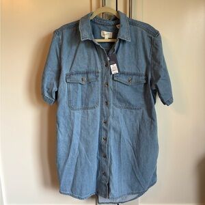 Universal Thread Blue Mini Dress Casual Style